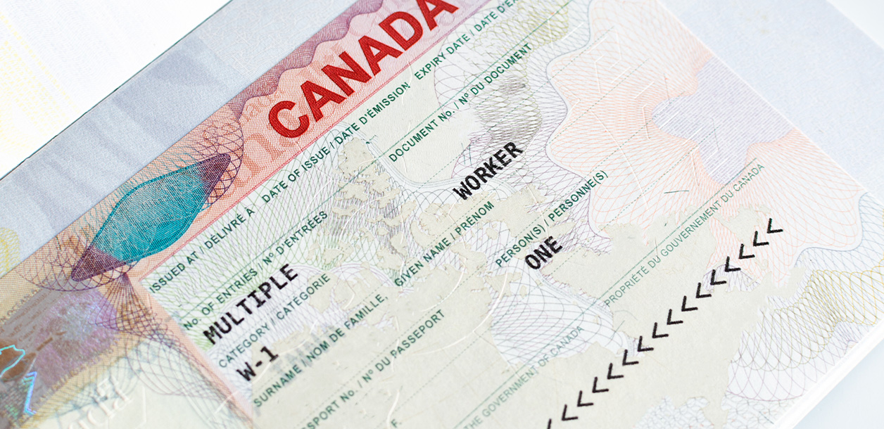 Canadian Visa W-1