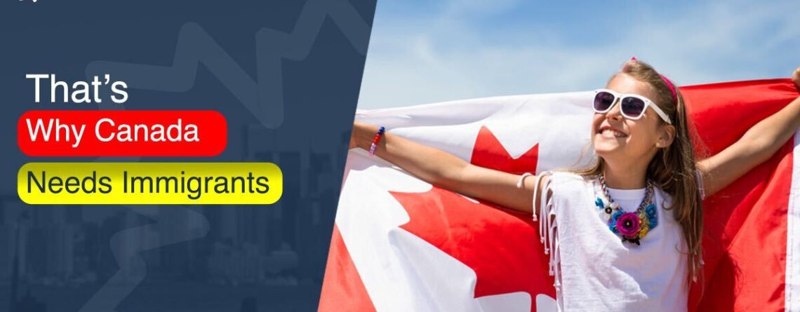 Text advertisement promoting immigration to Canada.