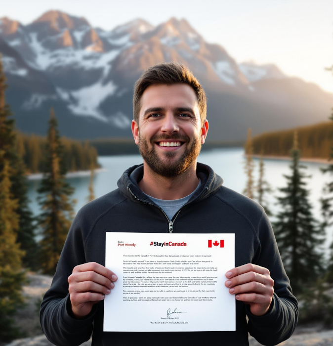 man_holding_stayincanada_letter_in_port_moody_canada